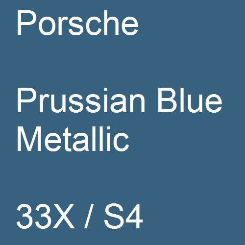 Porsche, Prussian Blue Metallic, 33X / S4.